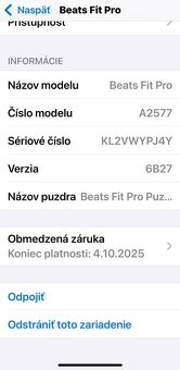 Apple Slúchadlá BEATS FIT PRO CIERNE + stuple /SUPER CENA/ - 7