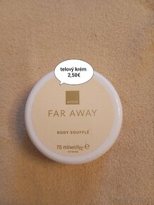 Telová kozmetika Avon a Oriflame ceny od 1€ - 7