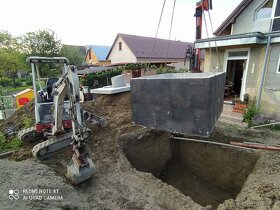 Zemné a búracie práce minibagrom búracie kladivo dumper 4x4 - 7