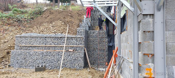 Gabion, Gabiony, Ploty z gabionov, Gabionové oporné múry - 7