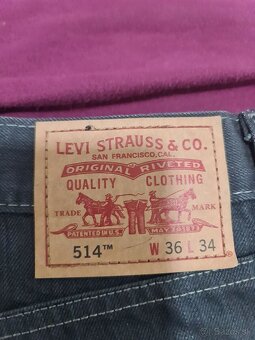 Levis panske rifle nohavice džinsy velkost xl - 36-34 - 7