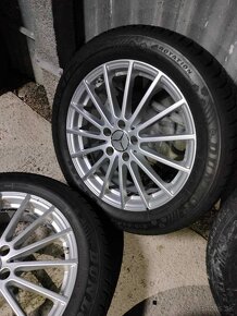 Zimná sada 4ks alu disky orig. MB 5x112 R18 pneu 215/55 R18 - 7