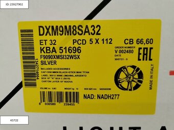 BMW 3, 5, X1, X3, X5 alu disky 9J R19 5x112 ET32 1227 - 7