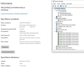 Herný PC,FX 8350,GTX 1050,16GB RAM,SSD,HDD - 7