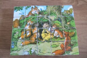 Predám retro kocky puzzle Budulínek, 1984 - 7