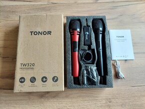 Bezdrôtové UHF mikrofóny TONOR TW-320 - 7