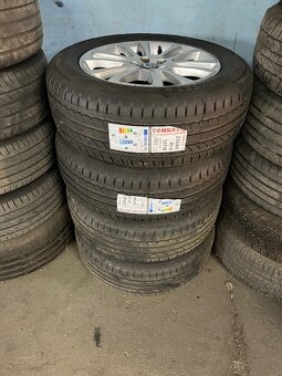 Predám ALU disky VOLVO XC90,XC60 18",obuté 235/60R18 leto - 7