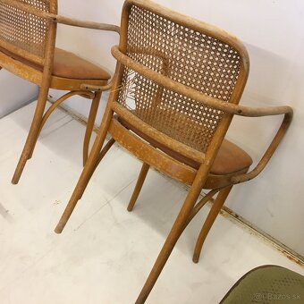 Stolicky Thonet TON Hoffmann 4 kusy - 7