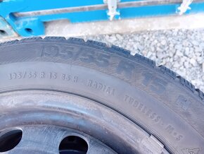 5x100R15 + zimné pneu 195/55 R15 Barum - 7