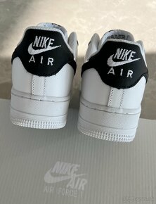 Nike Air Force 1 bielo čierne tenisky - 7