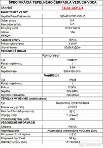 Tepelné čerpadlo 15KW - 7