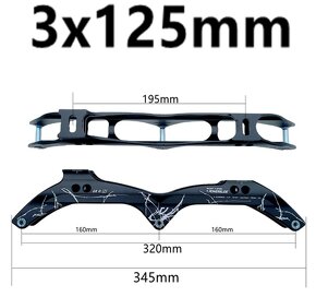 Inline Rám Powerslide 3x125 ABEC 9 - 7