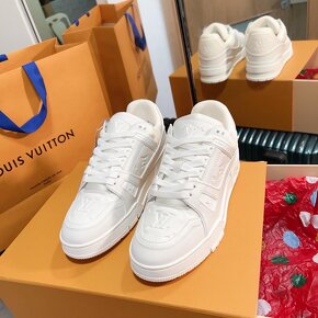 Louis Vuitton tenisky white Komplet balenie - 7