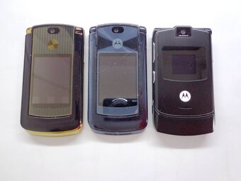 Motorola RAZR V3i STEELGRAY + RAZR2 V8 RAZR V3 E4 Dotyková - 7