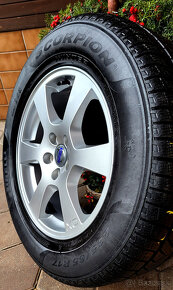 alu R17 5x108, senzory, zimné pneu 235/65, orig. Volvo XC60 - 7