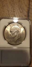 Eisenhower Liberty One Dollar, 3 Mince - 7