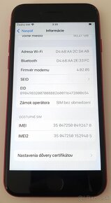 pekný kompakt iPhone SE 2022 3 GEN 64 GB red - 7