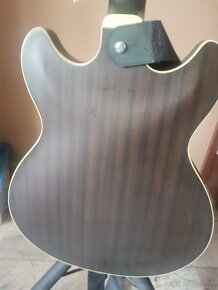 Ibanez AS53-TKF Transparent Black Flat Semiakustická gitara - 7