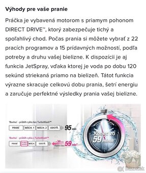 Automatická práčka LG - 7