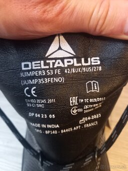 Bezpečnostná pracovná obuv Delta Plus JUMPER3 S3 FUR SRC - 7