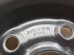 Rezervne koleso-úźké-Skoda/VW/Seat- 3 1/2Jx18–ET-25,5-5x112 - 7