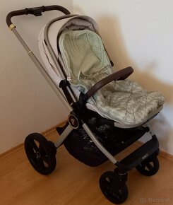 Venicci Tinum Upline Stone Beige a vajicko Cybex Aton S2 - 7