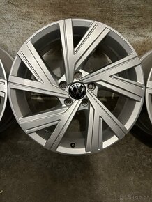 Hliníkové disky 5x112 R18 VW Bergamo - Golf , nejazdené - 7