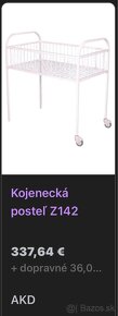 Dojčenská postieľka nemocničná - 7