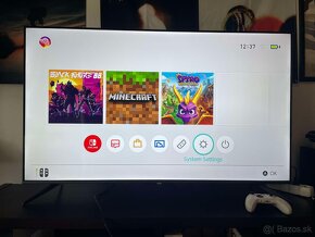 Nintendo Switch + 3 hry + príslušenstvo (komplet balenie) - 7