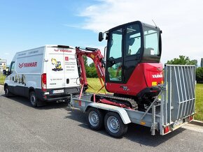 minibager Yanmar SV19VT pasove rypadlo (2 ton) záruka - 7