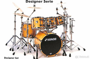 Predám bicie SONOR DESIGNER Series - Maple Light Shell - 7