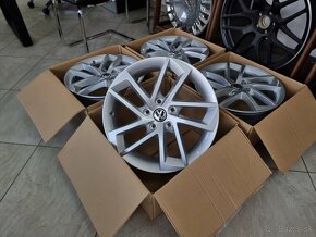 Originalne Alu disky elektróny 5x112 r17 Audi Škoda Seat - 7