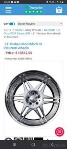 Brabus Monoblock VI Platinum 9J R21 et57 trojdielne - 7