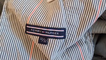 Tommy Hilfiger zelenkavé slim fit strečové - 7