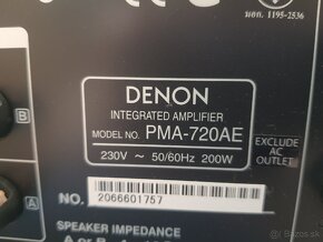 Denon PMA-720AE  ( black ) - 7