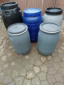 Plastové sudy 220 l,120 l,55 l,50l a vedrá - 7