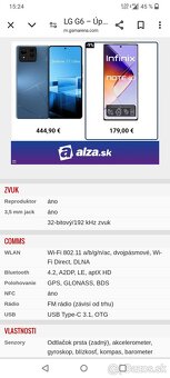 LG G6.  Dual sim.  4gb/32gb+micro SDHC.  Šedá metalíza - 7