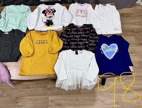 Obleč. MIX 98-104(trička,mik.,gate,šaty,vesty,bundy,kombinez - 7