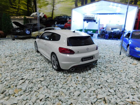 model auta VW Scirocco R biela farba Otto mobile 1:18 - 7