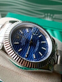 Rolex Datejust Blue Motif, Nové, 40mm - 7