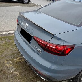 AUDI A4 S4 RS4 B9 spoiler kridlo lipko na hranu kufra - 7