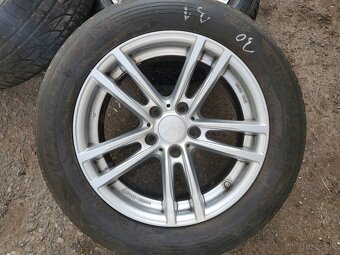 R17" alu kola 5x120 7,5jx17 et32 pneu 98-30% - 7