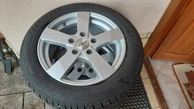 Zimné pneu 205/55 R16 + disky 5x120 BMW1 a 3 - 7