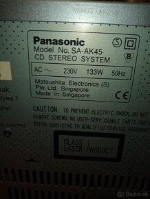 Predám hifi systém Panasonic SA-AK45 - 7