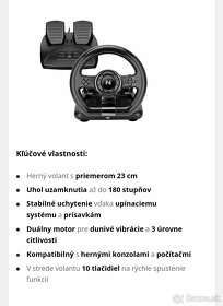 Volant Nitho DRIVE PRO (MLT-DP20-K) čierny - 7