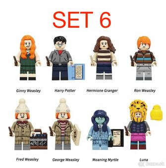 Rôzne figúrky Harry Potter (8ks) typ lego - nove - 7