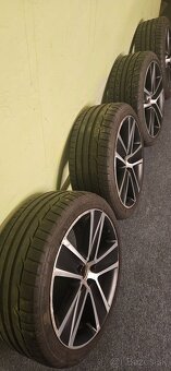 Alu. VW 5x100 R17+pneu Dunlop 215/40 R17 letné - 7