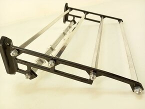 Nástenný vešiak art deco - hliníkový D42 - coat-rack - 7