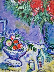 MARC CHAGALL - Autoportrait avec Bouquet de Fleurs (CERTIF) - 7