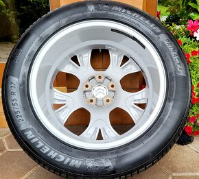 alu R17 5x108, senzory, pneu 225/55, orig. Citroen C5 - 7